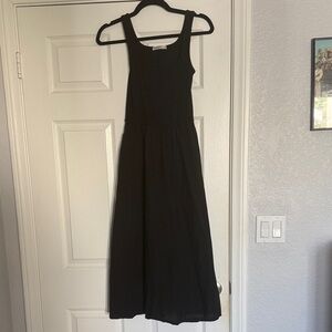 Stateside Black Sleeveless Midi Dress